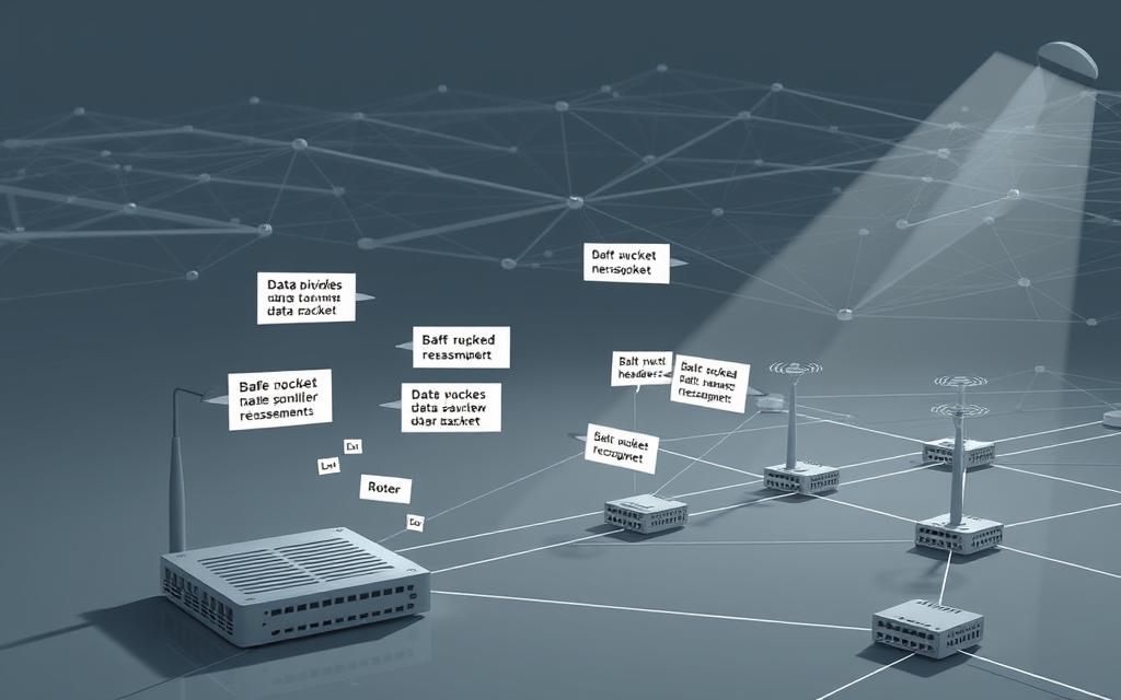 Network fragmentation process